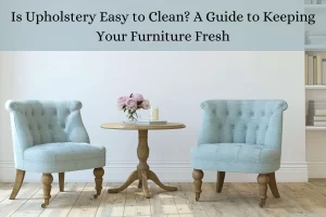 Read more about the article Is Upholstery Easy to Clean? A Guide to Keeping Your Furniture Fresh