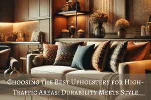 Read more about the article Choosing the Best Upholstery for High-Traffic Areas: Durability Meets Style