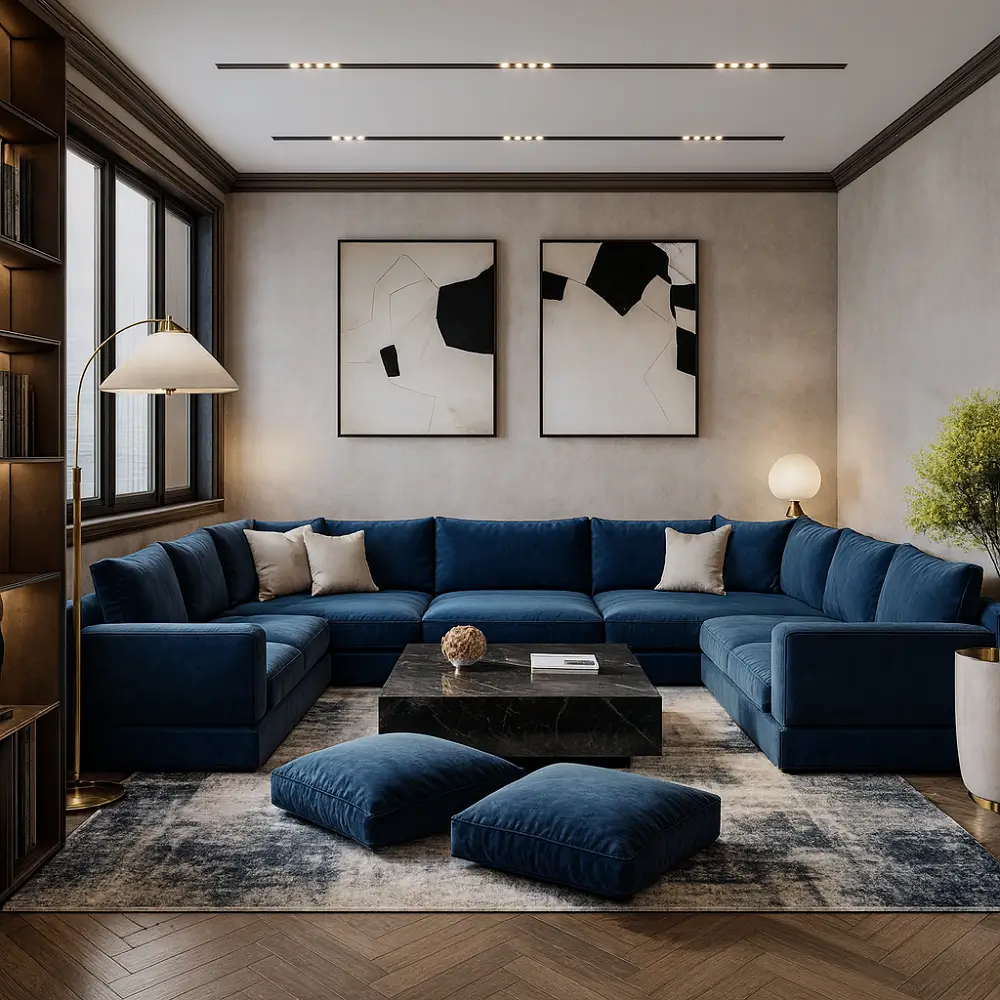 Residential Custom U-Shape Sofas Residential Custom U-Shape Sofas