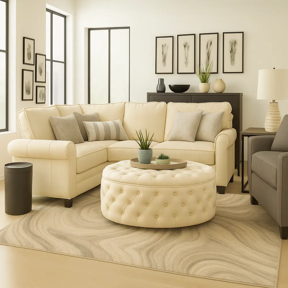 Residential Oval Ottoman Residential Oval Ottoman