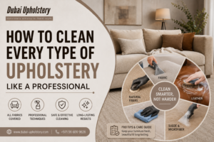 Read more about the article How to Clean Every Type of Upholstery Like a Professional