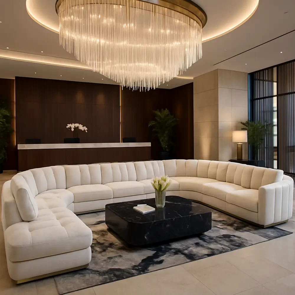 Commercial Custom U-Shape Sofas