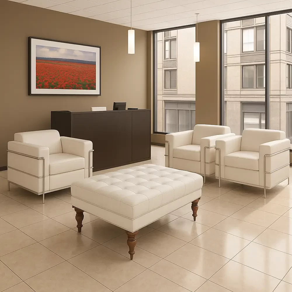 Commercial Rectangle Ottoman