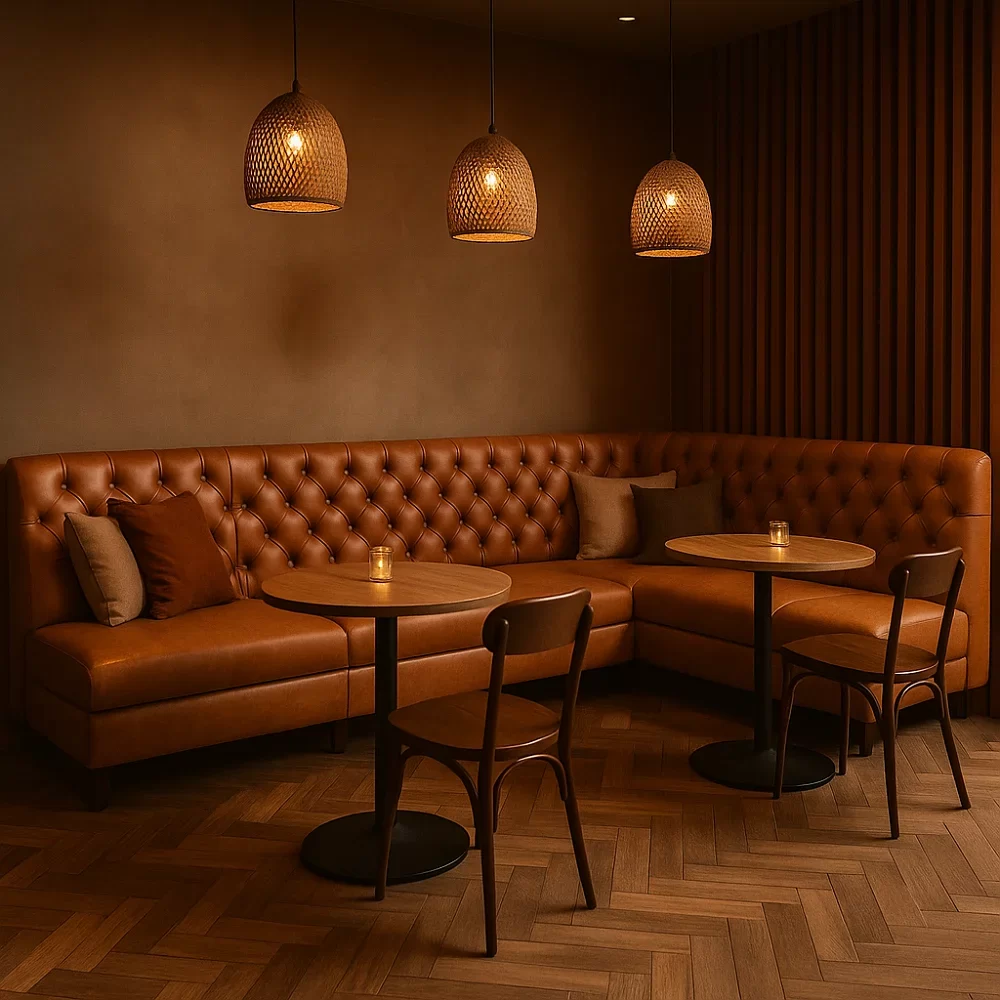 Custom L-Shaped Couch for Businesses