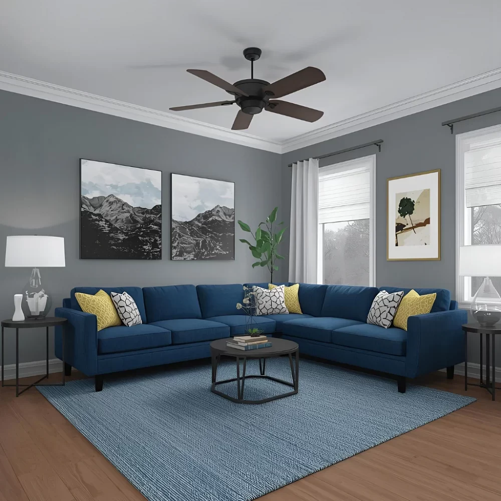 Custom L-Shaped Couch for Homes