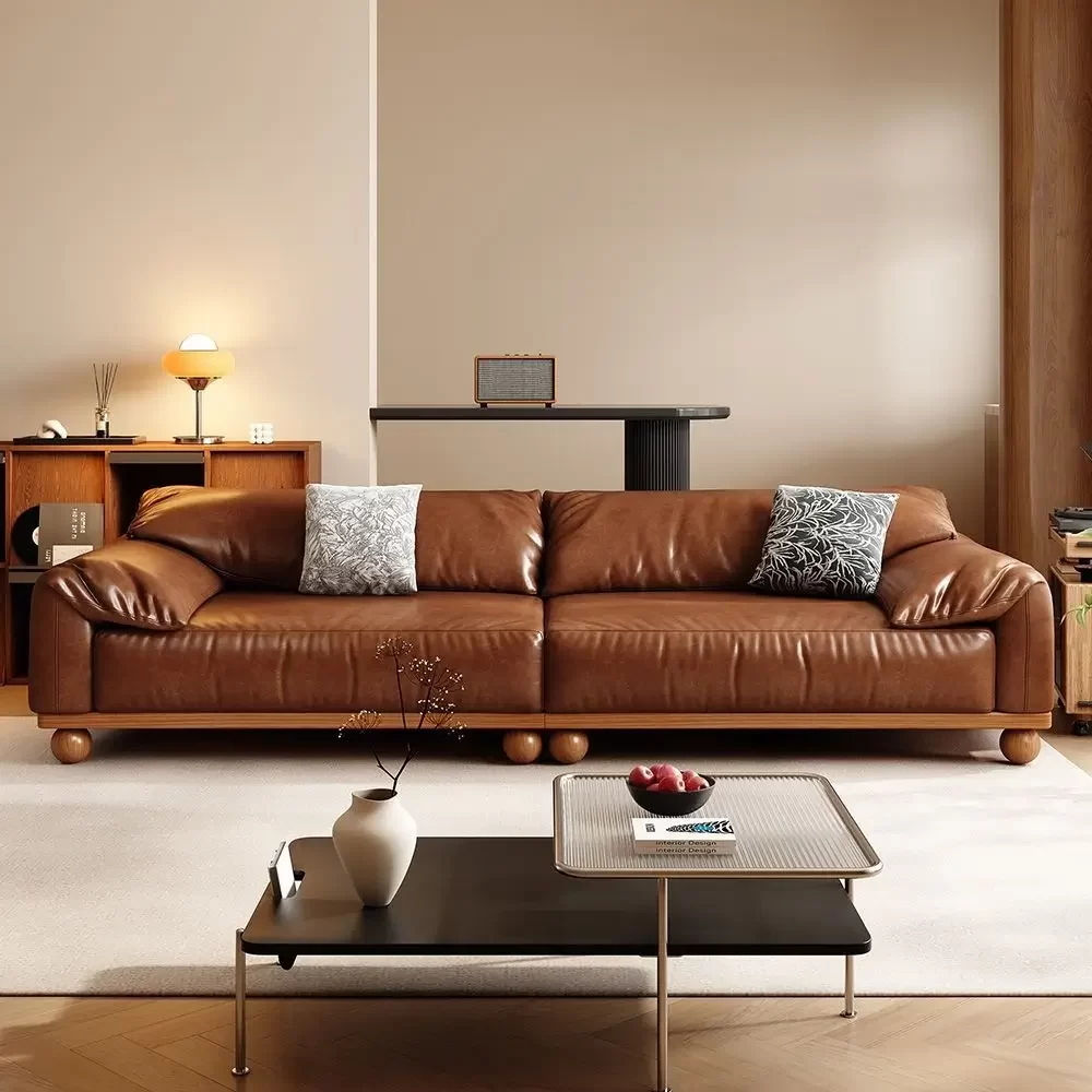 Custom Leather Sofa 6