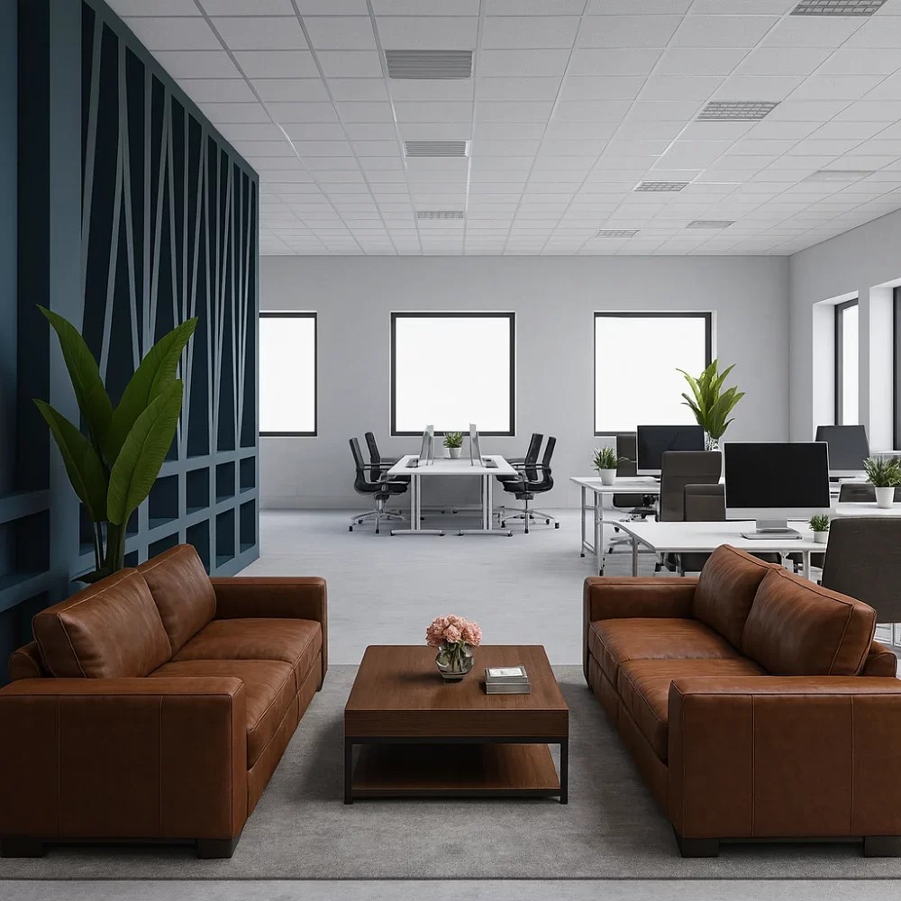 Custom Leather Sofas for Commercial