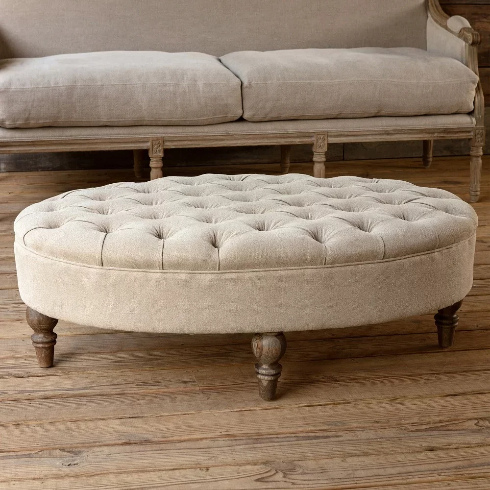Oval Ottoman