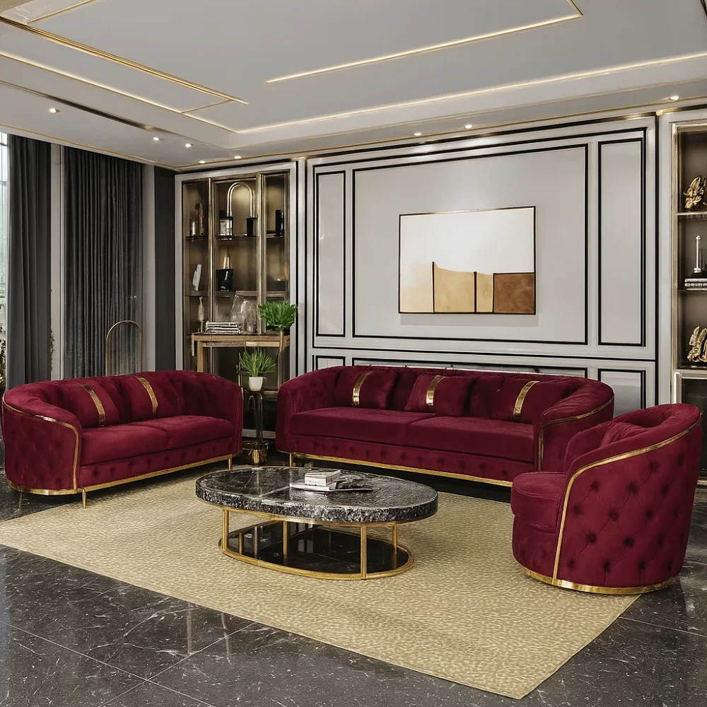 Residential Custom Chesterfield Sofa