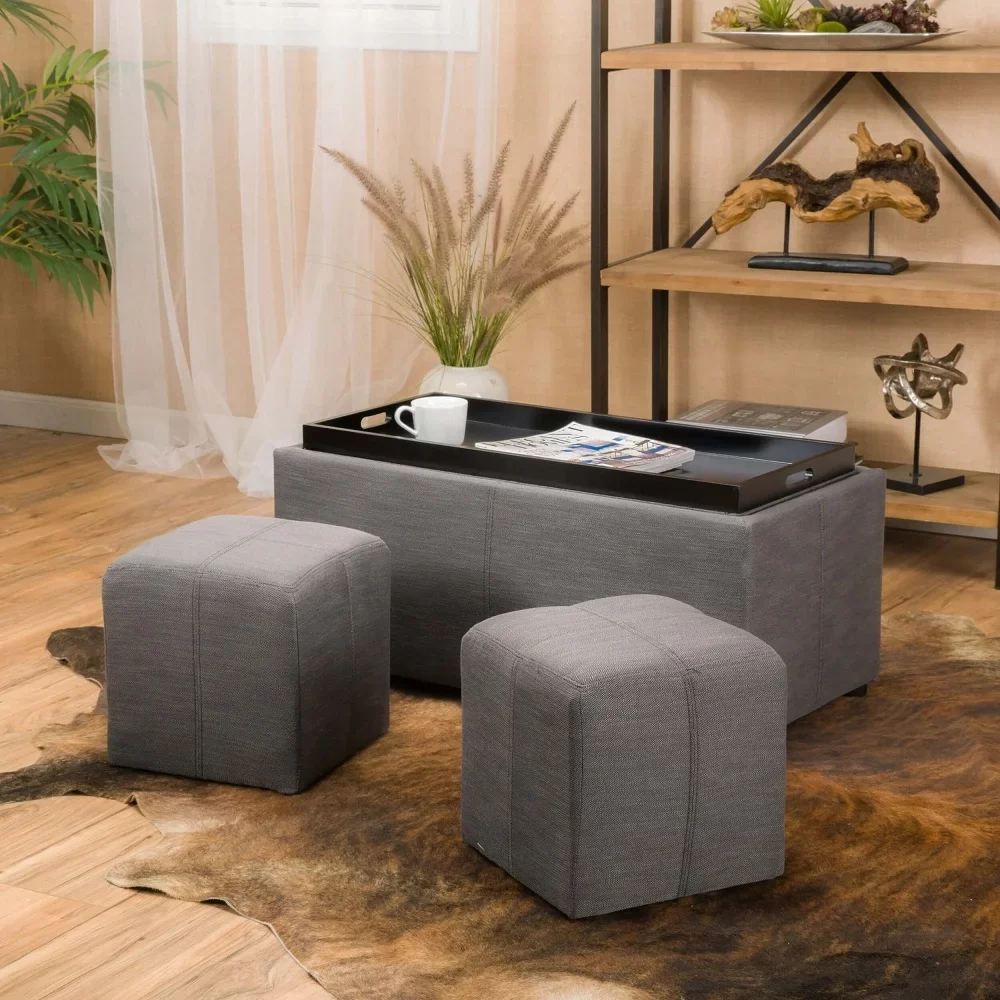 Tray Top Ottoman