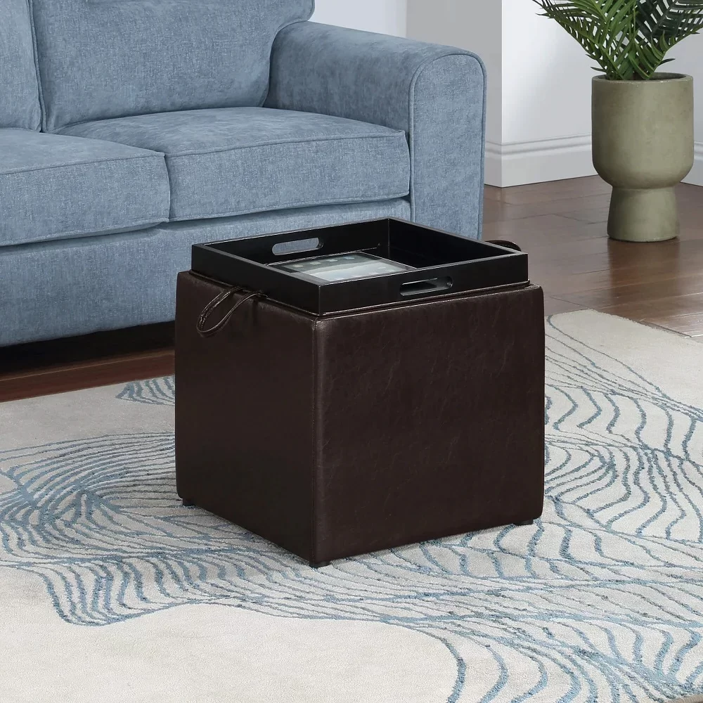 Tray Top Ottoman 21