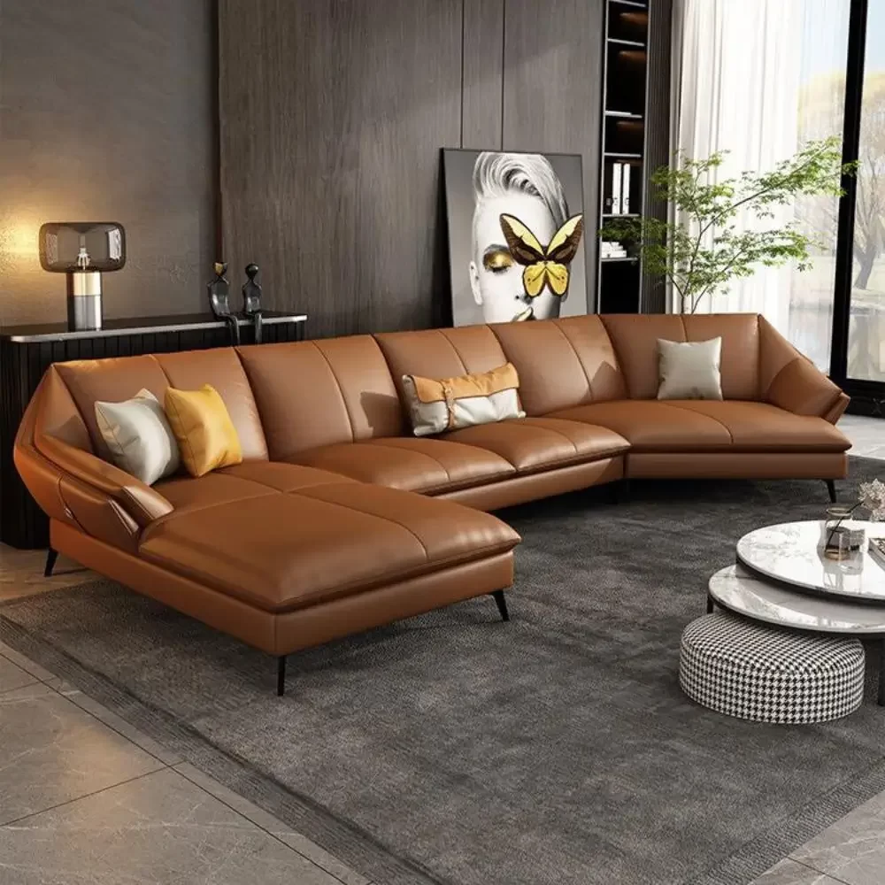 leather sofa