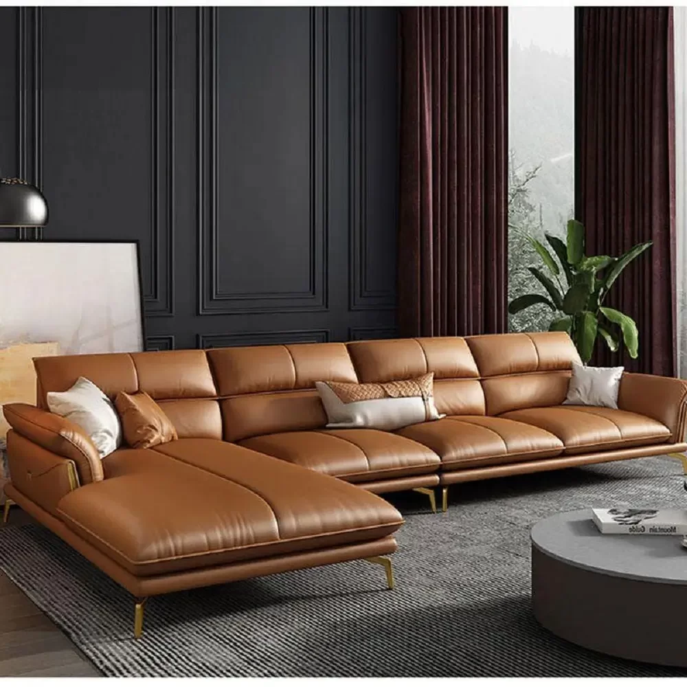 leather sofa