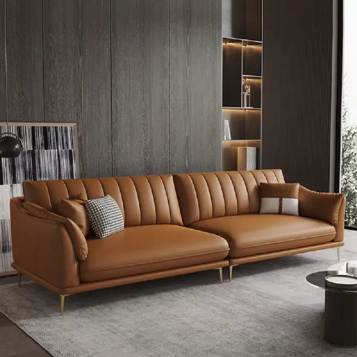 leather sofa